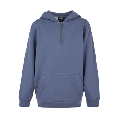 Abbildung von Urban Classics BOXY ZIP Hoody Kapuzenpullover für Kinder, Größe: 122/128, Vintageblue
