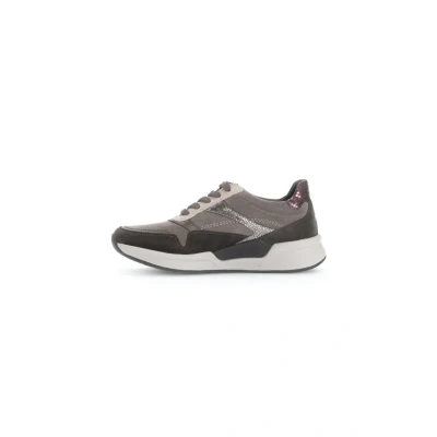 Abbildung von Gabor Damen Low Top Sneaker, Frauen Halbschuhe,Business,Freizeit,straßenschuhe,Strassenschuhe,Sportschuhe,braun/Sherwood k.,42 EU / 8 UK