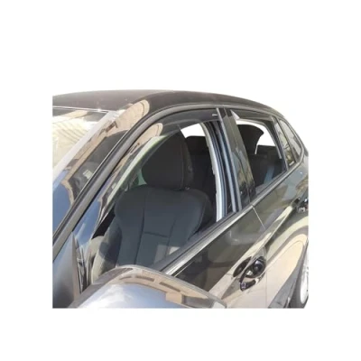 Abbildung von Windabweiser Regenabweiser kompatibel mit Skoda Scala 2019 2024 Dunkel Acryl 4tlg