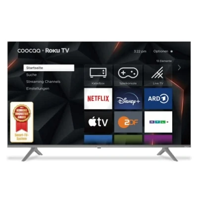 Abbildung von coocaa 50R5G ROKU LED TV, 50 Zoll UHD SMART 126cm, Fernseher mit Triple Tuner, TV WLAN, LAN, HDMI, USB, HDTV, Netflix, Pime, Disney+