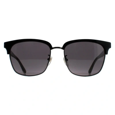Abbildung von Gucci Herren GG0382S 001 Gläser SONNENBRILLEN Plastik Schwarz Grau Quadratisch Normal