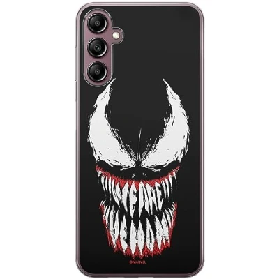 Abbildung von ERT GROUP Handyhülle für Samsung A14 4G/5G Original und offiziell Lizenziertes Marvel Muster Venom 005 optimal an die Form des Handy angepasst, hülle aus TPU
