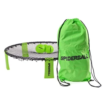 Abbildung von Ocean5 Spiel, Familienspiel Gartenspiel Spiderball, mit praktischer Tasche, 3 Bällen, Ball Pumpe &amp; Netz Gestell