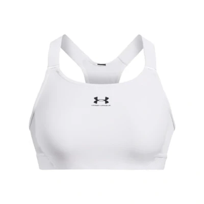 Abbildung von Under Armour Heatgear HIGH Sportbh mit starker Stützkraft, Damen, Größe: XXL, White/jet gray