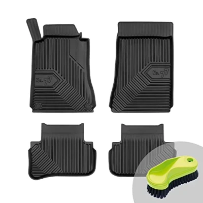 Abbildung von FROGUM No.77 Gummimatten Ganzjahresset von Auto Fußmatten Autofussmatten für Mercedes Benz C Klasse W203 2000 2007 Langlebiges TPE Material