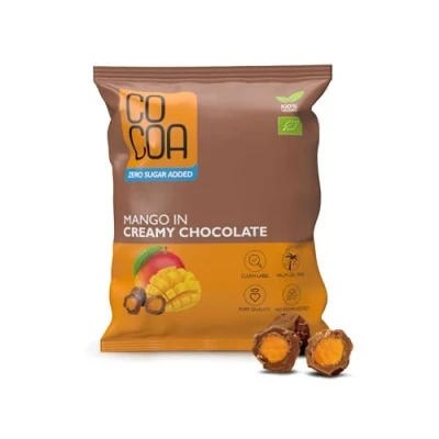 Abbildung von Mango in Schokolade cremig BIO 70g/0% Zuckerzusatz