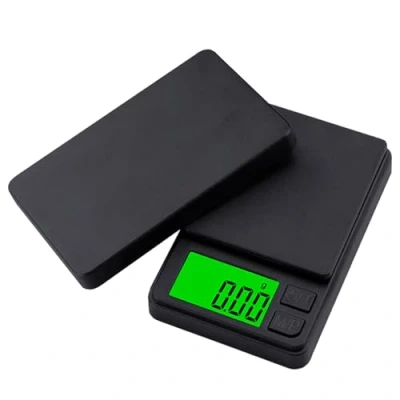 Abbildung von GeekerChip Feinwaage 0.01 g/1000 g,Digitale Küchenwaage,Tragbare Taschenwaage,Multifunktions Taschenwaage Gramm Waage,mit Lcd Display,für Lebensmittel,Schmuck,Medizin,Labor,Kaffee