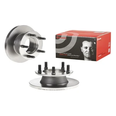 Abbildung von BREMBO 08.5181.10 Bremsscheibe 239 16 5 voll MERCEDES BENZ: MB 100 Pritsche/Fahrgestell, Kastenwagen, Bus