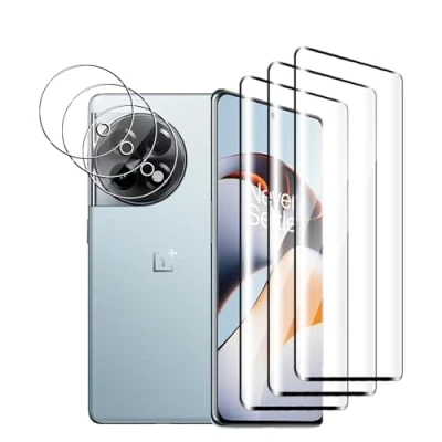 Abbildung von Zicurz 3+3 Stück Schutzglas für OnePlus 11R 5G, Panzer Schutz Glas, 3 Schutzfolie und Kamera Schutzglas, HD Displayschutz, Blasenfrei, 5G