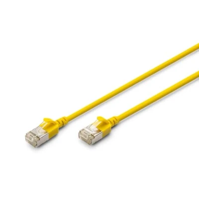 Abbildung von Assmann DIGITUS CAT 6A F FTP SlimPatchk.,CU,LSZH AWG 32/7, 3m,Gelb
