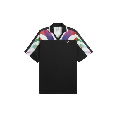 Abbildung von Puma Equal LOVE Confederation Poloshirt, Größe: XXL, Black aop