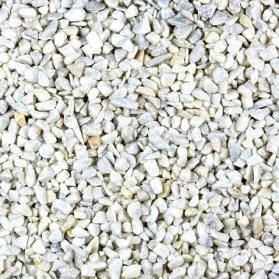Abbildung von GarPet Zierkies 25 kg Carrara Weiß Marmor Splitt Aquarium Garten Kies