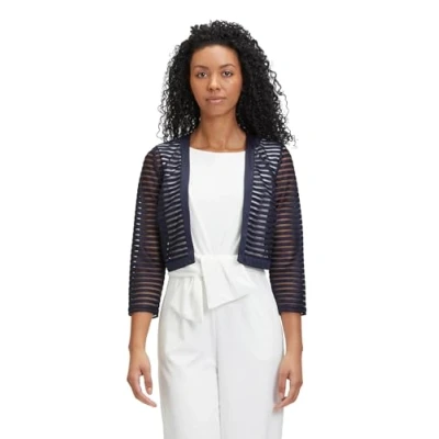 Abbildung von Vera Mont Damen Bolero Jacke ohne Verschluss Night Sky,46