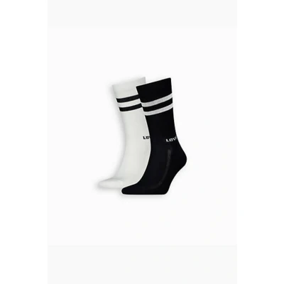 Abbildung von Levi&#039;s Regular Cut Sportsocken mit Streifen 2er Pack Herren Mehrfarbig /
