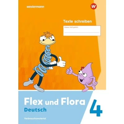 Abbildung von Flex und Flora Ausgabe 2021: Heft Texte schreiben 4 (Druckschrift) Verbrauchsmaterial