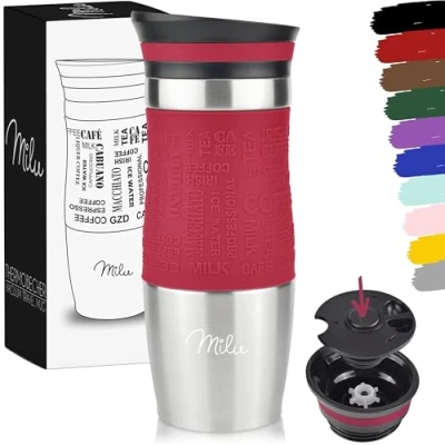 Abbildung von Milu Isolierbecher 370 ml rot