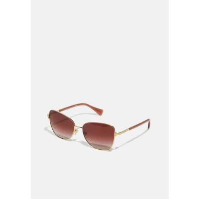 Abbildung von Ralph Lauren Sonnenbrille Shiny goldcoloured/brown, Damen, Größe: 58, gold/coloured/brown