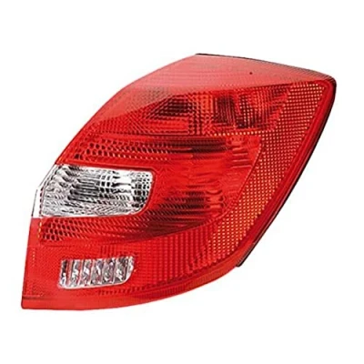 Abbildung von HELLA 9EL 354 258 041 Rückleuchte rechts P21W, PY21W, W5W ohne Glühlampen Lampenträger SKODA: Fabia 2 Combi, Schrägheck