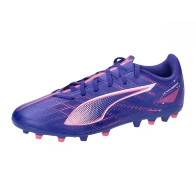 Abbildung von Puma Ultra 5 PLAY MG Fußballschuh Nocken, Herren, Größe: 47, Lapis lazuli/white/sunset glow Schuhe