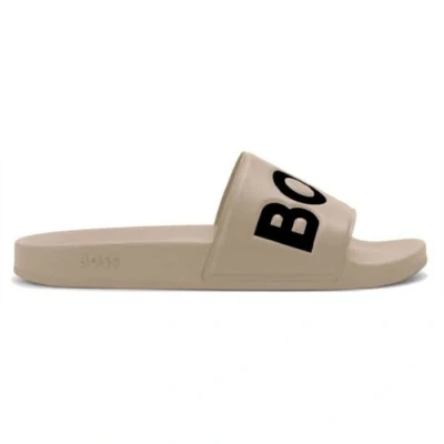 Abbildung von BOSS Aryeh Pantolette flach, Herren, Größe: 41, Open white Schuhe