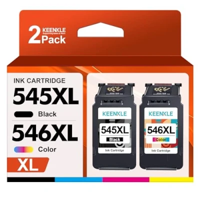 Abbildung von PG 545 CL 546 XL 545XL 546XL Ersatz für Canon Druckerpatronen Multipack Pixma MX495 TR4550 TS3350 TS3150 TR4551 MG2550s MG2555s TS3151 MG3050 MG2950 TS205(Schwarz, Farbe)