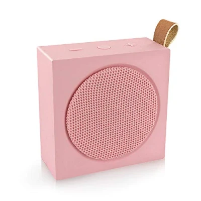 Abbildung von Metronic 477099 Tragbarer Lautsprecher Xtra Color Bluetooth 3 W mit leistungsstarken Bässen, microSD MP3 Anschluss und 15 Stunden Akkulaufzeit, Rosa