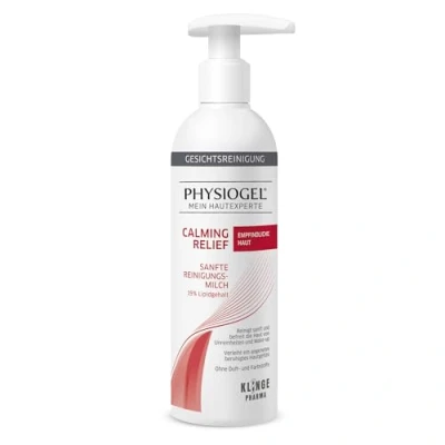 Abbildung von PHYSIOGEL Calming Relief sanfte Reinigungsmilch 200 ml Gesichtsreinigung für empfindliche Haut beruhigt und reinigt die sanft befreit sie von Verunreinigungen Make up