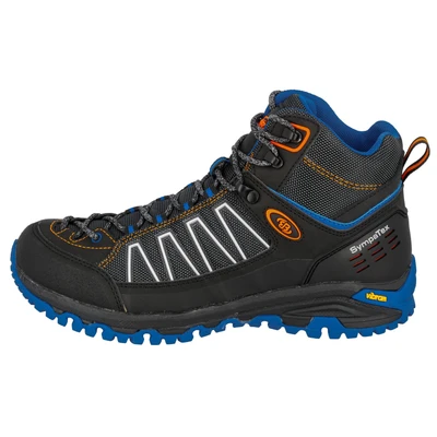 Abbildung von Brütting Unisex Mount Meloni Trekking &amp; Wanderstiefel, Schwarz Orange Blau, 38 EU