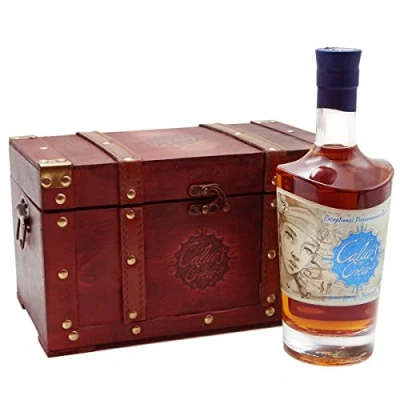Abbildung von Calicos Crew Anne Bonnys Favourite Rum in Geschenkverpackung Fruchtige Noten und Vanille 700ml 40% vol 8 Jahre alt