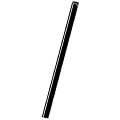 Abbildung von Exacompta 997081E 25er Pack Serodo Klemmschienen schwarz 9 mm für DIN A4 bis zu 90 Blatt ideal Bewerbungen, Dokumente