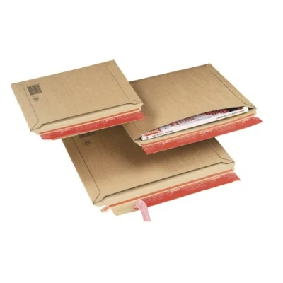Abbildung von ColomPac® Kartonversandtaschen braun für DIN C4 20 Stück