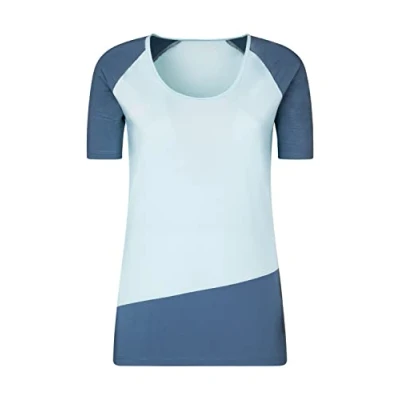 Abbildung von Rock Experience REWT01461 Merlin SS T Shirt Women&#039;s 2285 Quiet Tide+1344 China Blue XS