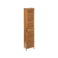 Abbildung von AC Déco Sicela Aufbewahrungssäule 34 x 24 170 cm Bambus, L. P. H.