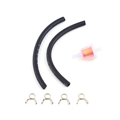 Abbildung von Keenso 1 STÜCK Universal Motorrad Kleine Sportwagen Benzin Kraftstofffilter Kit Mit Schlauchklemmen Ölfilter Set