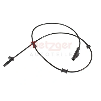 Abbildung von METZGER 09001600 ABS Sensor Hinterachse links, rechts 2 polig FIAT: Ducato III Kastenwagen, Bus