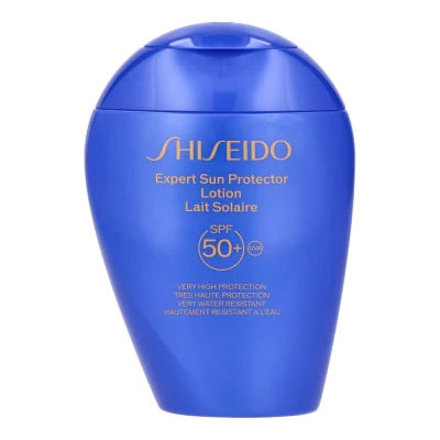 Abbildung von Shiseido Expert Sun Protector Face &amp; Body Lotion SynchroShield SPF 50+
