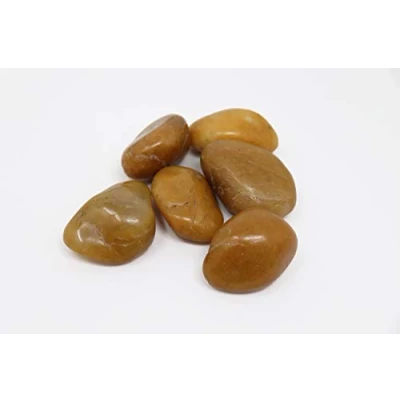 Abbildung von Aquagart Bodenschutzvlies 20kg Polierter Kiesel Flusskiesel Kieselsteine Gartenkies Zierkies