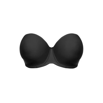 Abbildung von Elomi Smooth trägerloser/variabler BH, Damen, Größe: 90E, Black