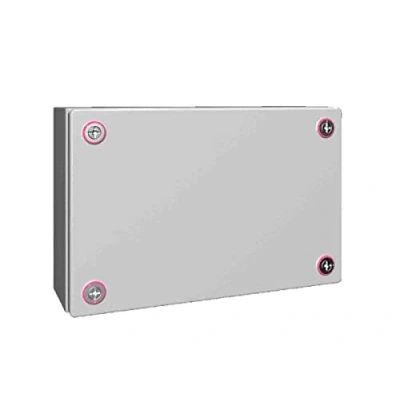 Abbildung von Rittal KX Stahl Gehäuse Terminal Box RAL7035 Außenmaß 300 x 200 120mm IP66