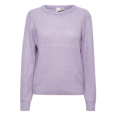 Abbildung von ICHI Ihodansa LS Strickpullover, Damen, Größe: Large, Daybreak