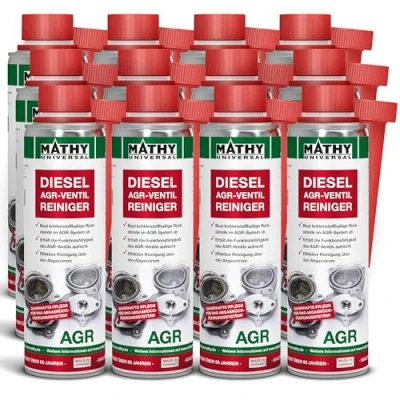 Abbildung von MATHY AGR Reiniger Diesel (12 x 300 ml) hochwirksamer Systemreiniger für Dieselmotoren mit Ventil Additiv
