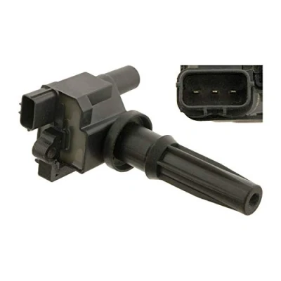 Abbildung von FEBI BILSTEIN 30261 Zündspule schwarz HYUNDAI: Santa Fe I, Trajet, KIA: SORENTO 1, Magentis I