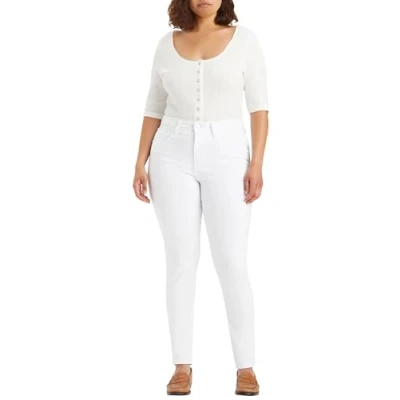 Abbildung von Levi&#039;s HIGH RISE Skinny Jeans Fit, Damen, Größe: 27x30, Western white