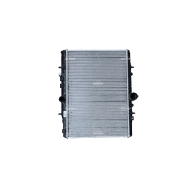 Abbildung von NRF EASY FIT 58352 Kühler, Motorkühlung Aluminium 555 380 18 mit Dichtring Kühlrippen gelötet PEUGEOT: 607 Limousine, CITROËN: C5 I Schrägheck