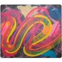 Abbildung von Xtrfy GP4, Großes Gaming Mauspad (460 x 400 4 mm), Müheloses Gleiten bei Einwandfreier Mauskontrolle, Rutschfest, Maschinenwaschbar, Street Pink Edition