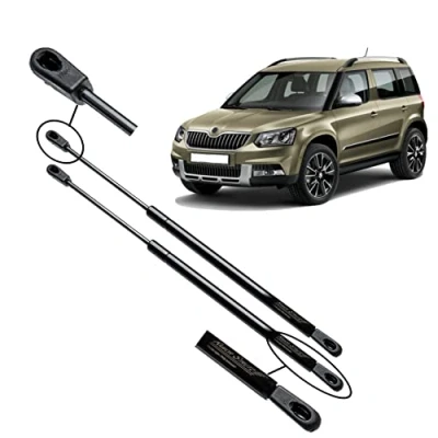 Abbildung von Ramor Strutz 2x Gasfeder Dämpfer Heckklappe Kompatibel mit Skoda Yetti 5L 2009 2017. Gasdruckfeder Heckklappendämpfer Ersatz für 5L6827550A und Andere.