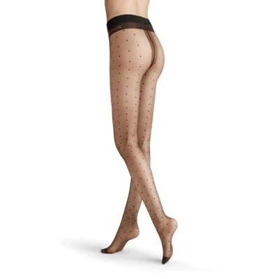 Abbildung von Hudson Damen Strumpfhosen Dots 20 gepunktet DEN Black 0005 44 46