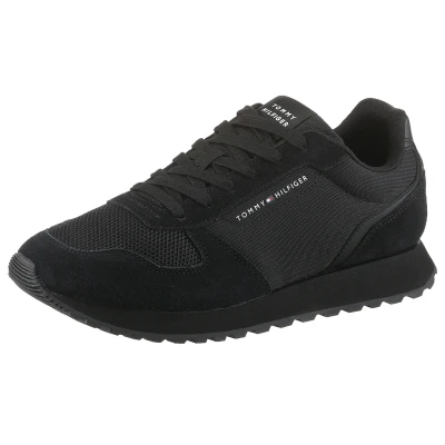 Abbildung von Tommy Hilfiger NEW Runner FLAG Sneaker low, Herren, Größe: 40, Black Schuhe