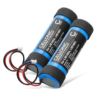 Abbildung von CELLONIC 2X Akku kompatibel mit Sony Playstation PS4 Move Motion Controller Version 2 (CECH ZCM2E, CECH ZCM2U) 3.7V 2600mAh