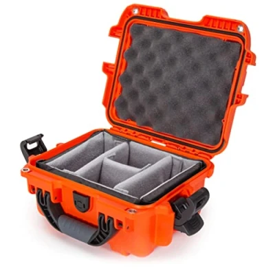 Abbildung von Nanuk 905 Wasserdichter Hartschalenkoffer Mit Gepolsterten Trennwänden Orange